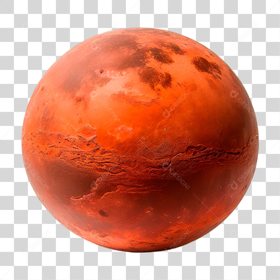 Planeta Marte PNG Transparente