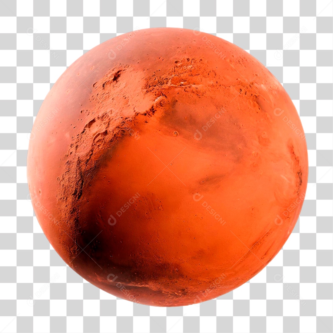 Planeta Marte PNG Transparente