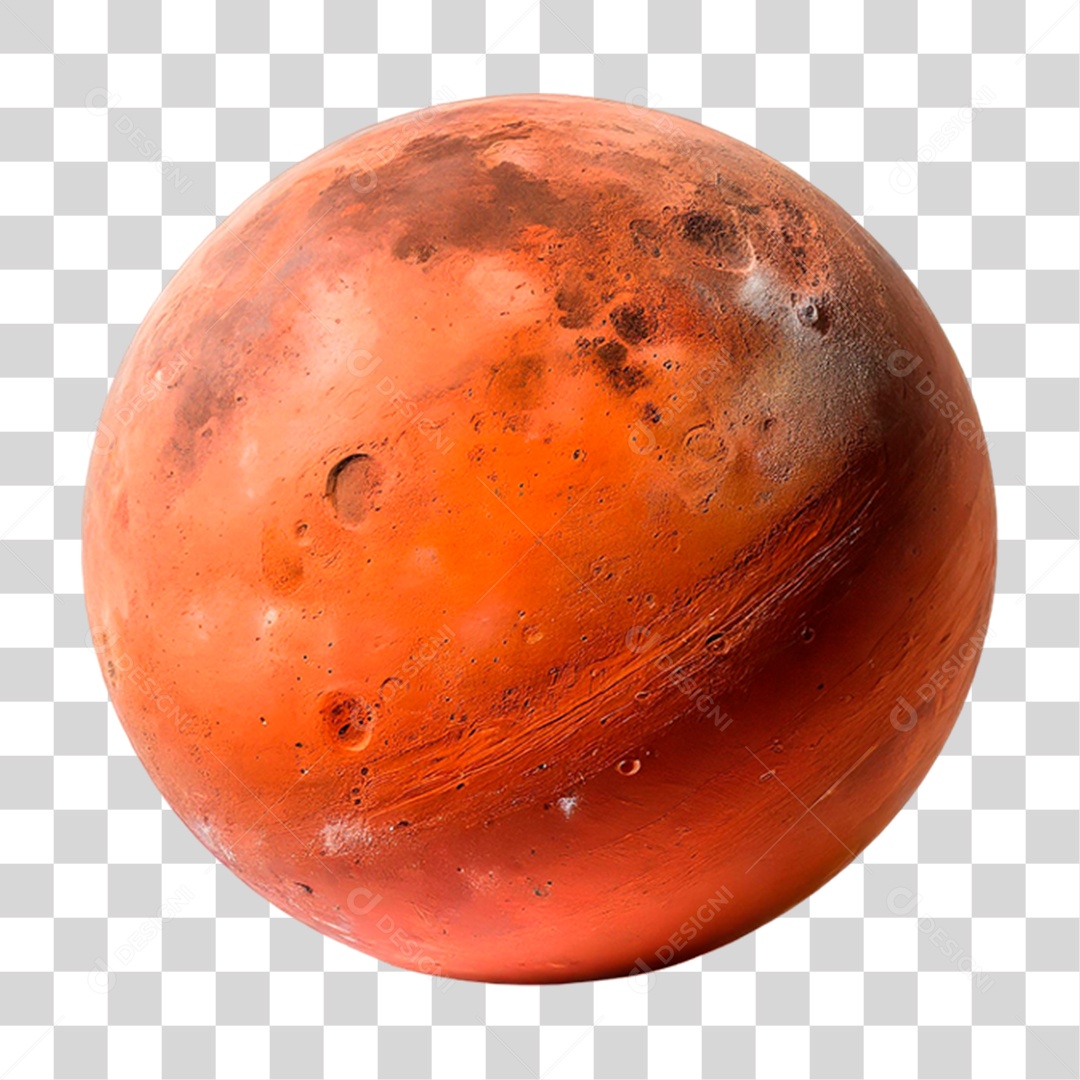 Planeta Marte PNG Transparente