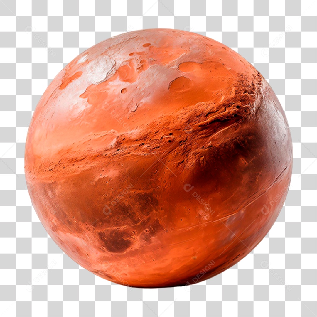 Planeta Marte PNG Transparente