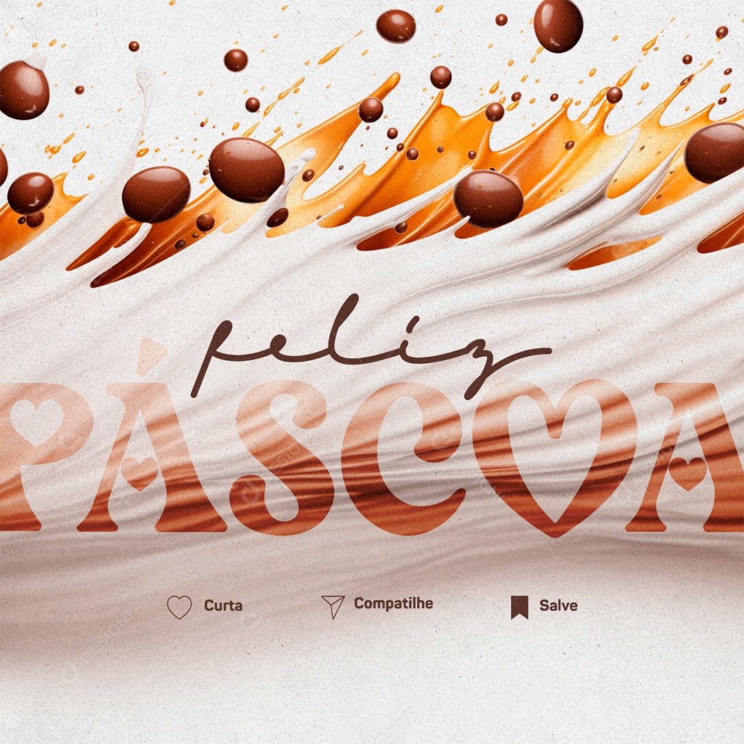 Feliz Páscoa 31 de Março Social Media PSD Editável
