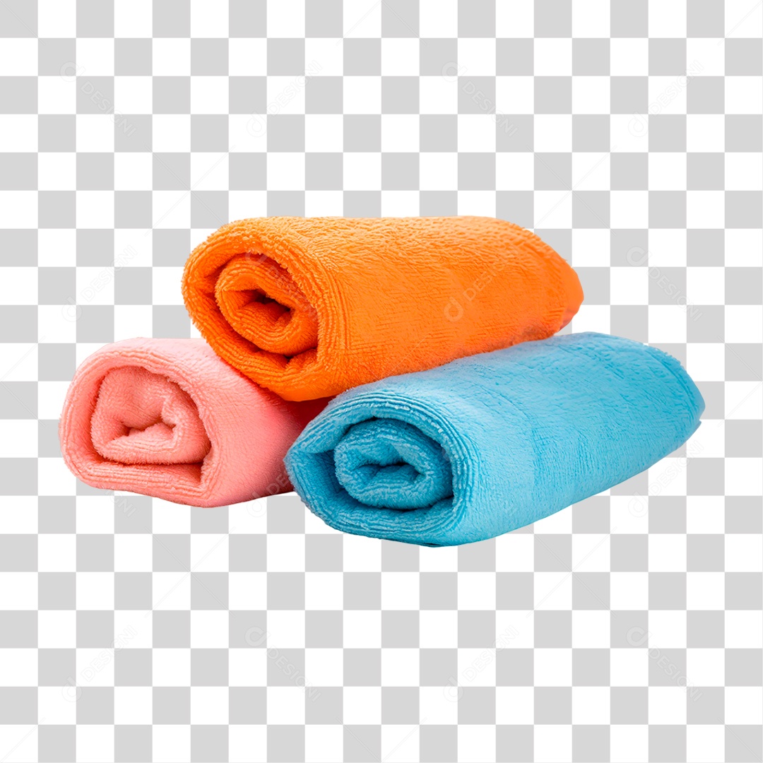 Toalhas Enroladas PNG Transparente