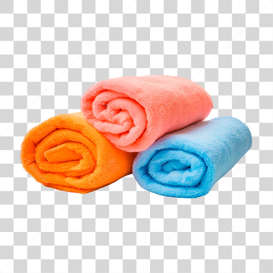 Toalhas Enroladas PNG Transparente