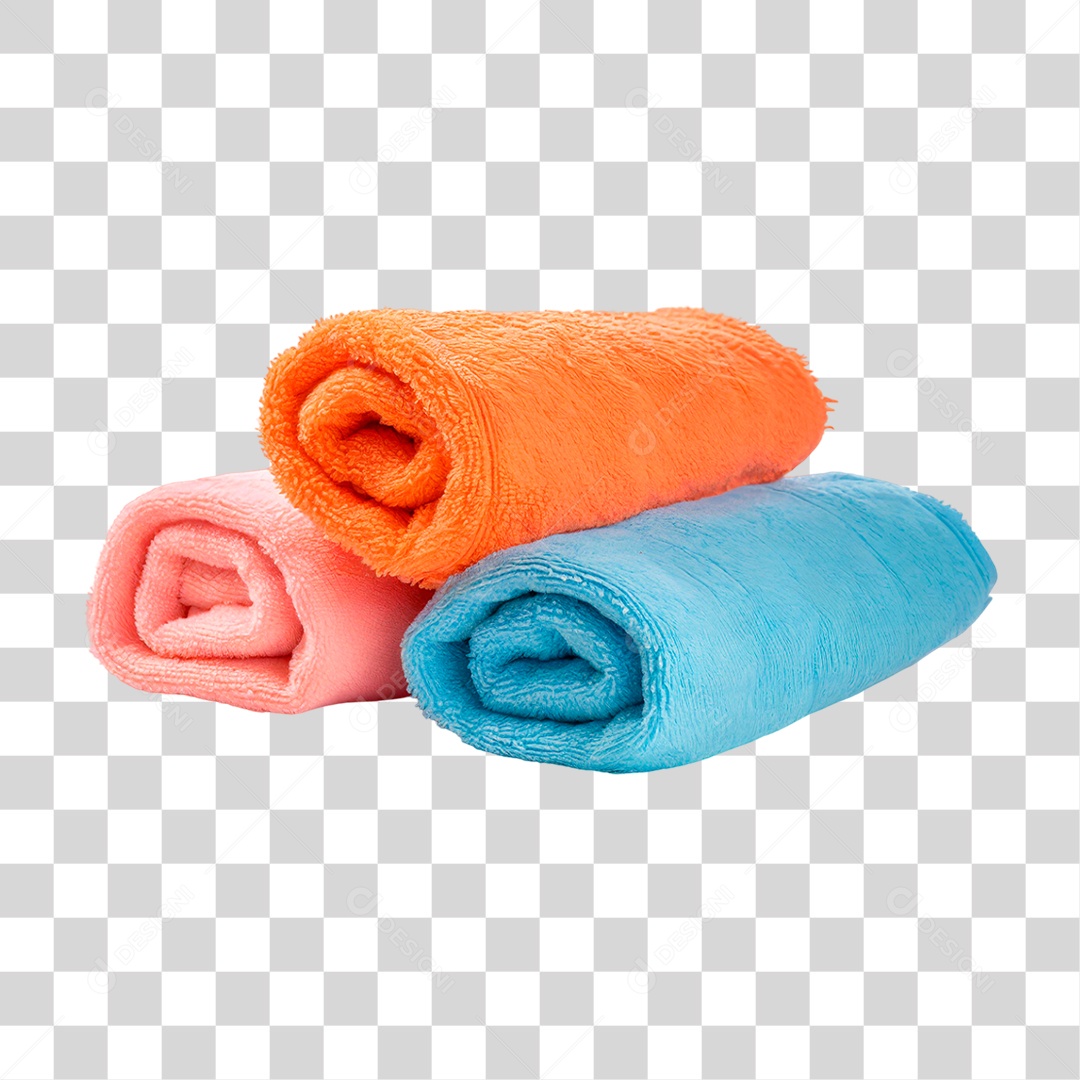 Toalhas Enroladas PNG Transparente
