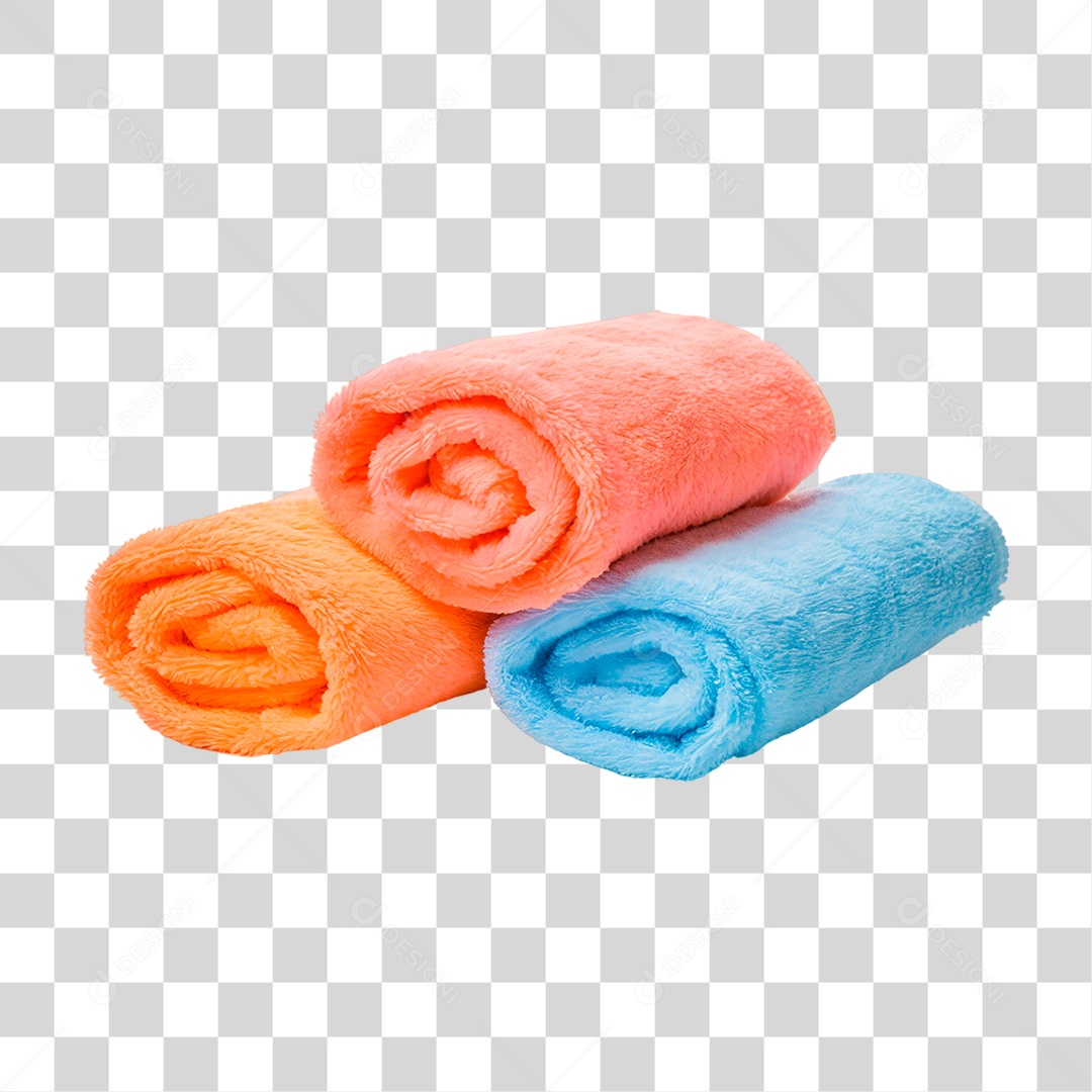 Toalhas Enroladas PNG Transparente