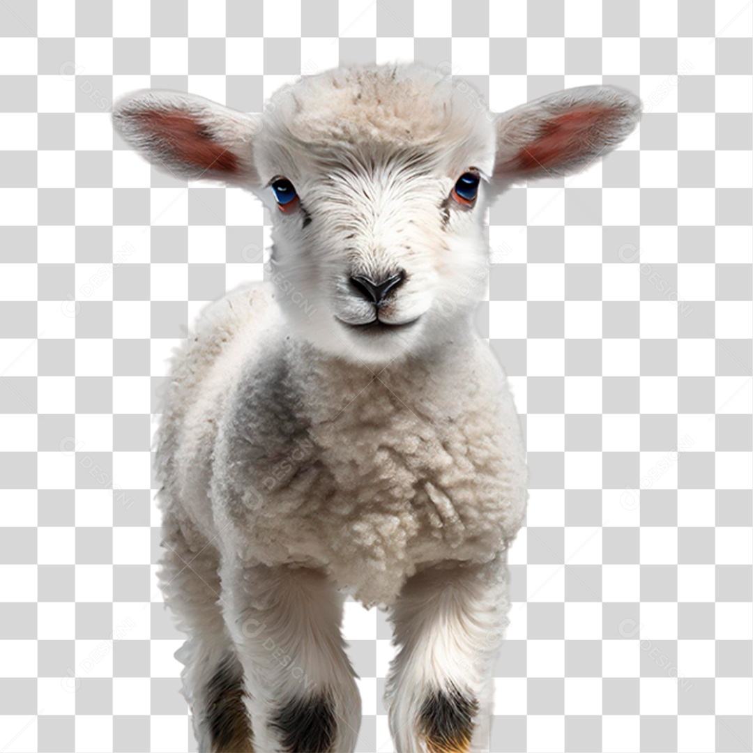 Filhote de Ovelha PNG Transparente