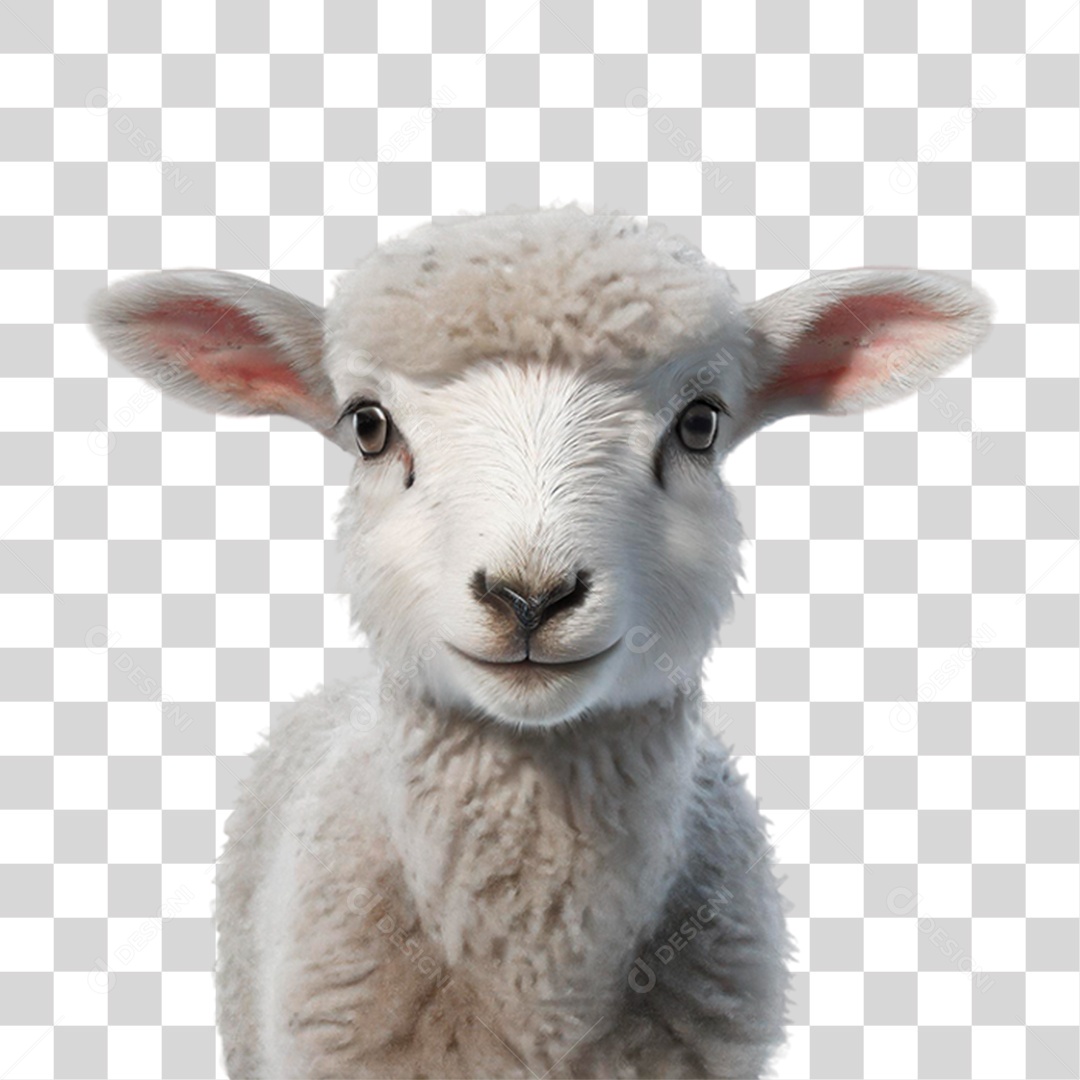 Filhote de Ovelha PNG Transparente
