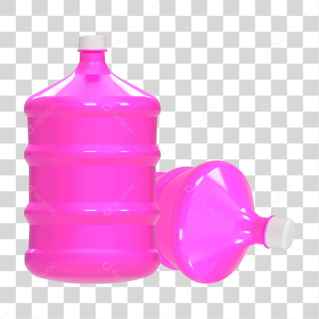 Dois Garrafões de Água PNG Transparente