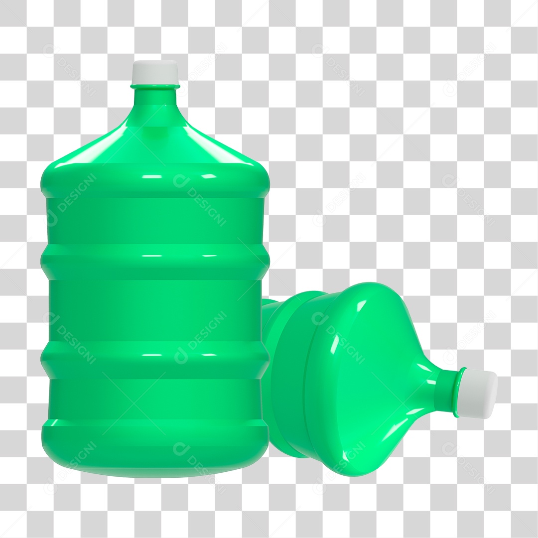 Dois Garrafões de Água PNG Transparente
