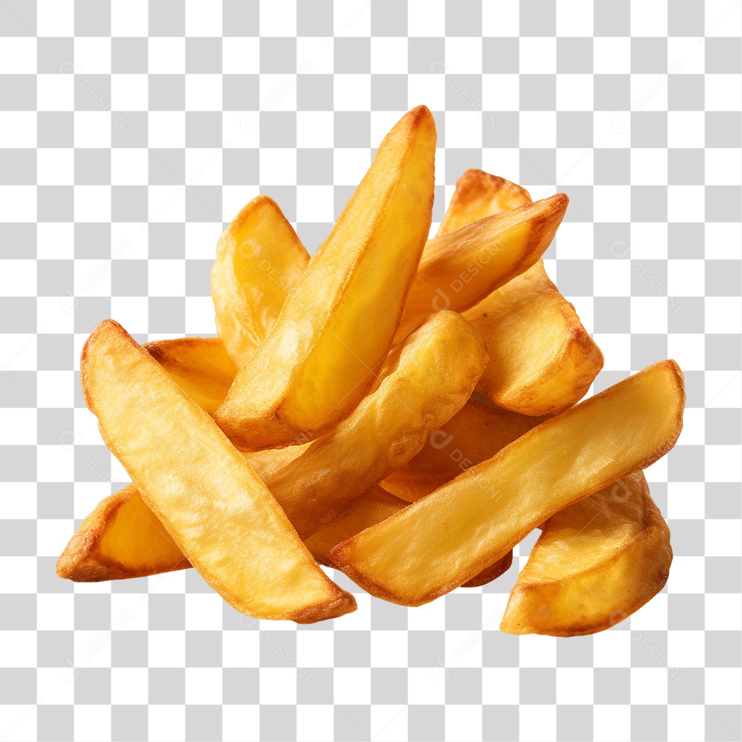 Batatas Fritas PNG Transparente