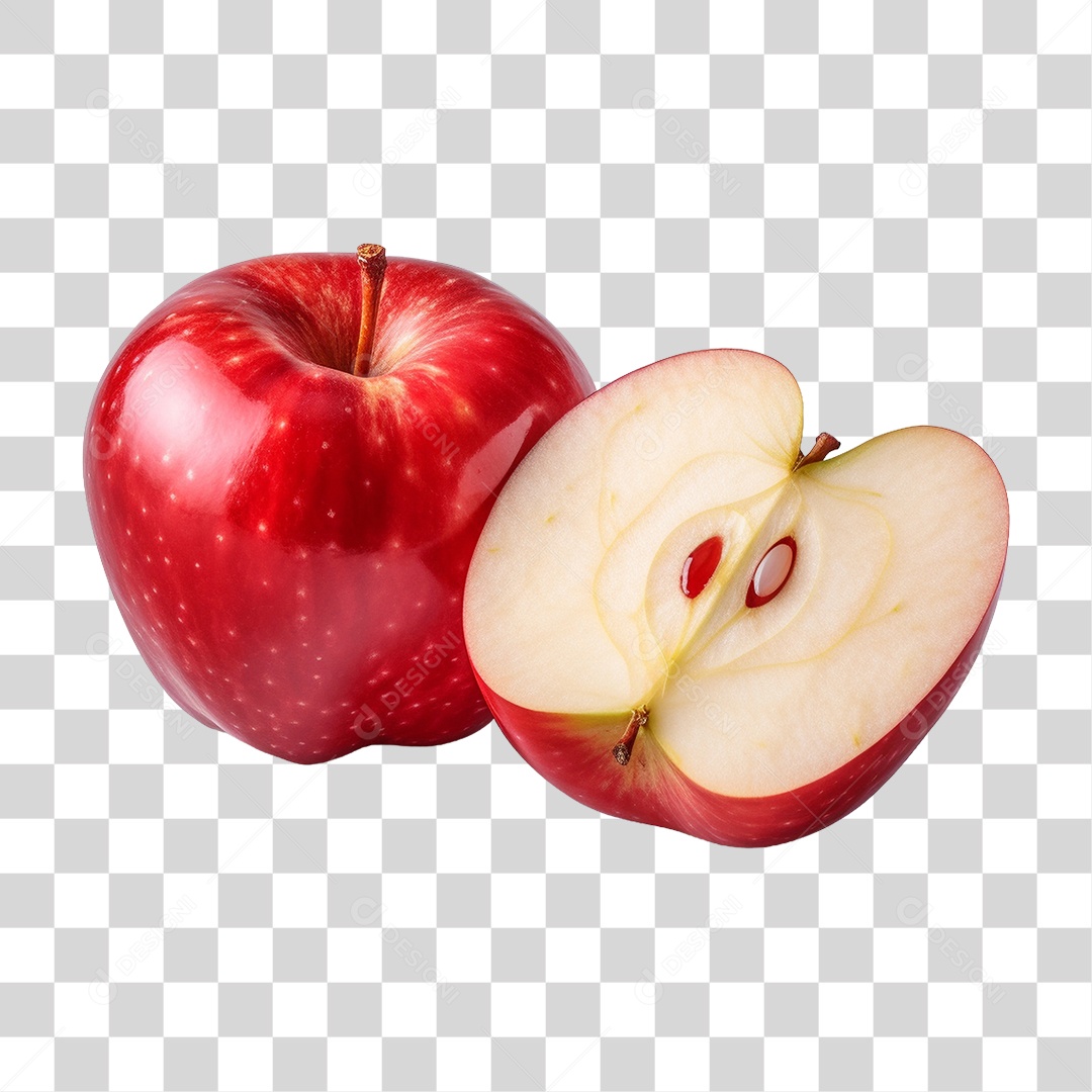 Fruta Maçã PNG Transparente