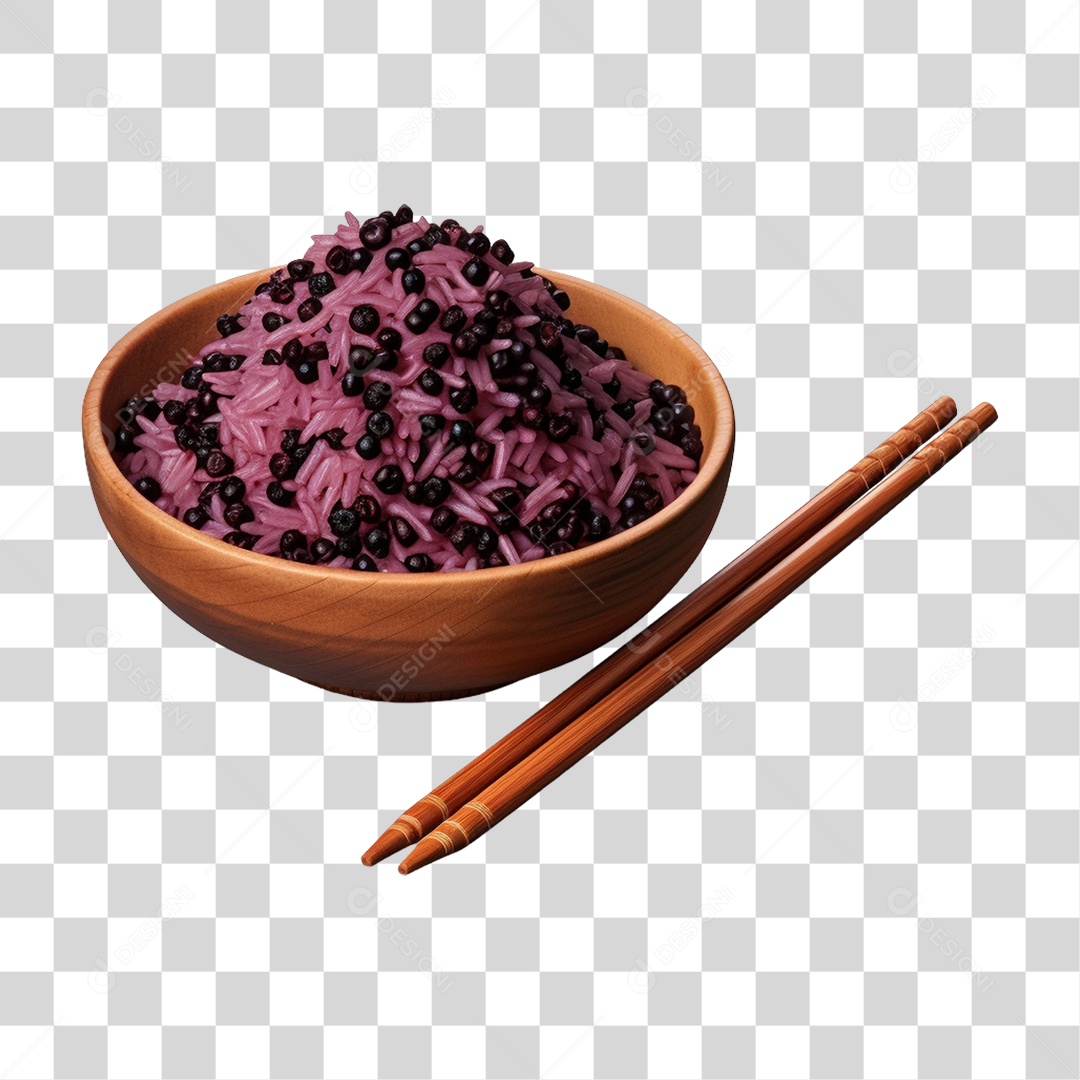 Arroz em Tigela PNG Transparente