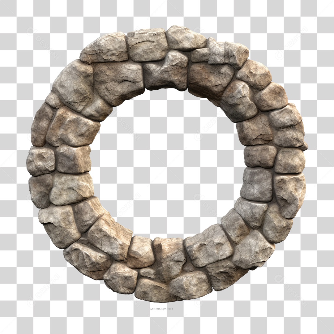 Circulo de Pedra PNG Transparente