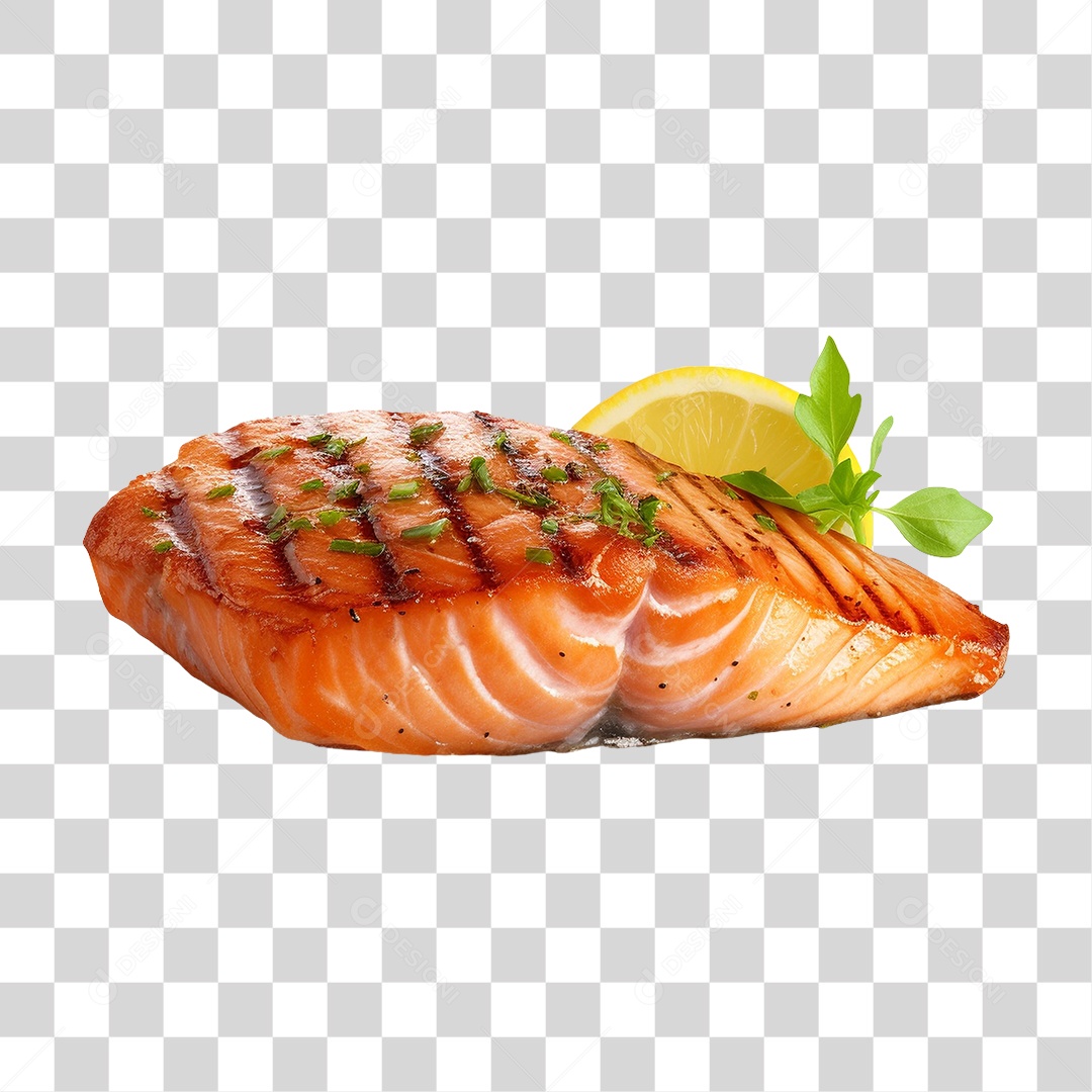 Pedaço de Peixe Frito PNG Transparente