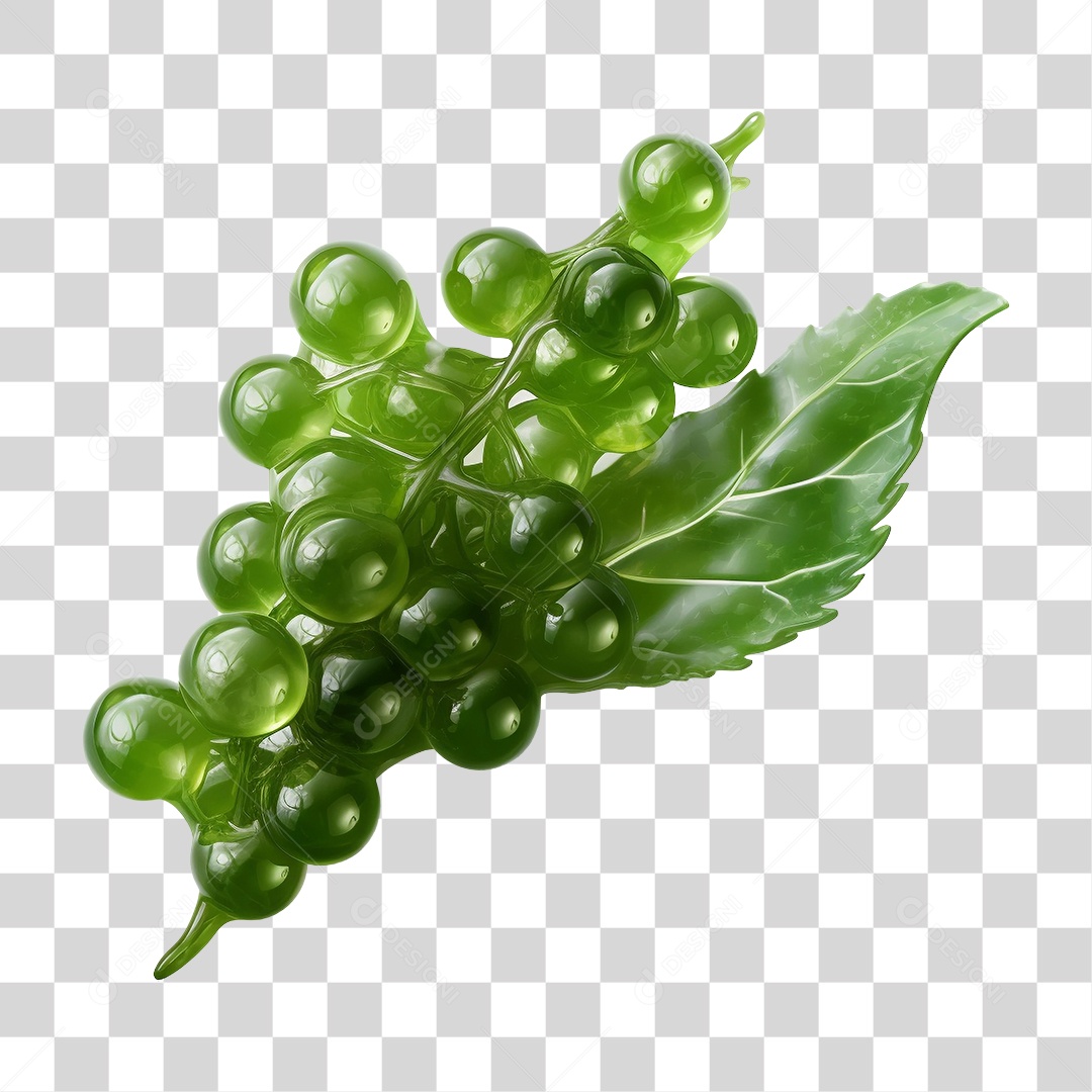 Algas Marinhas Uvas do Mar PNG Transparente