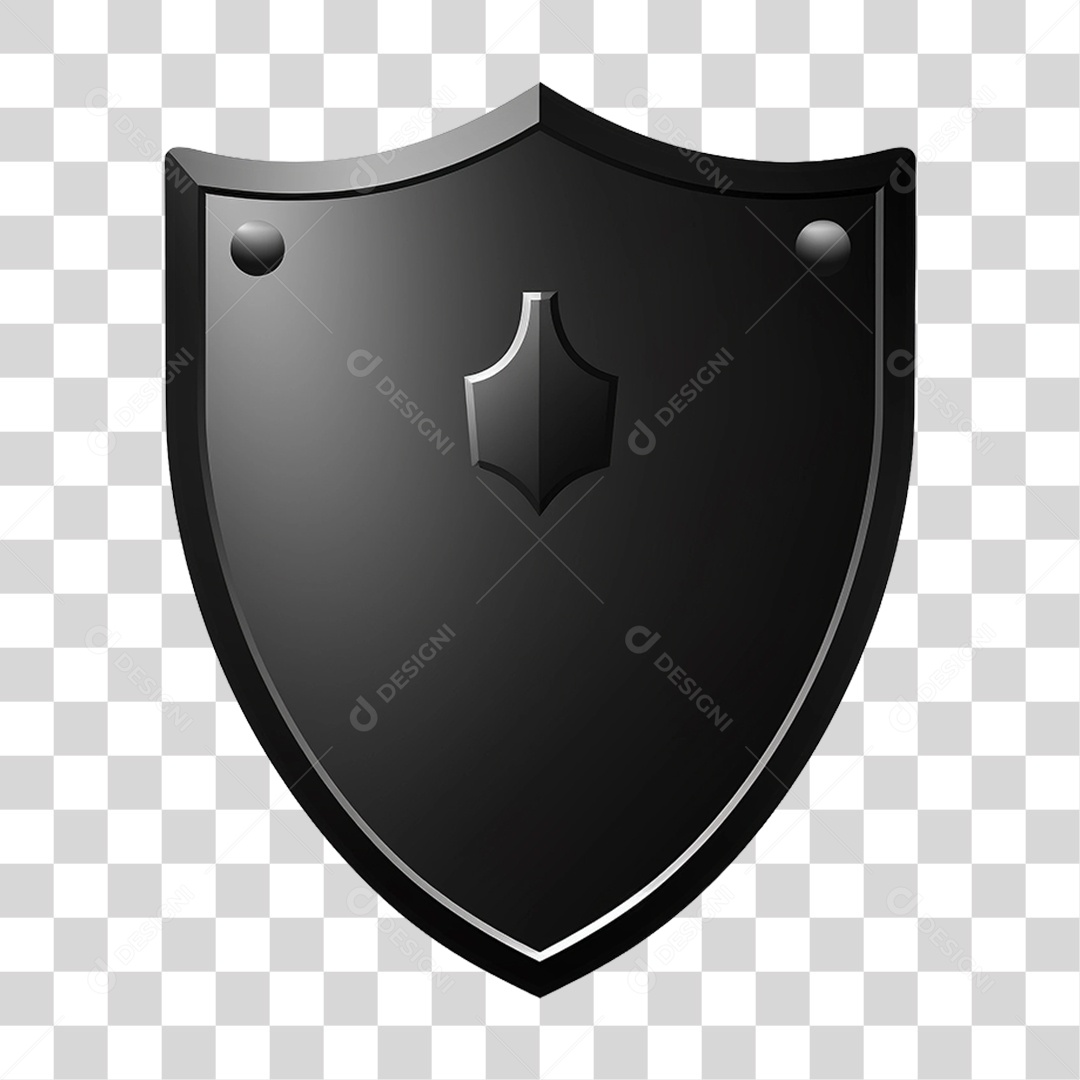 Escudo de Metal PNG Transparente