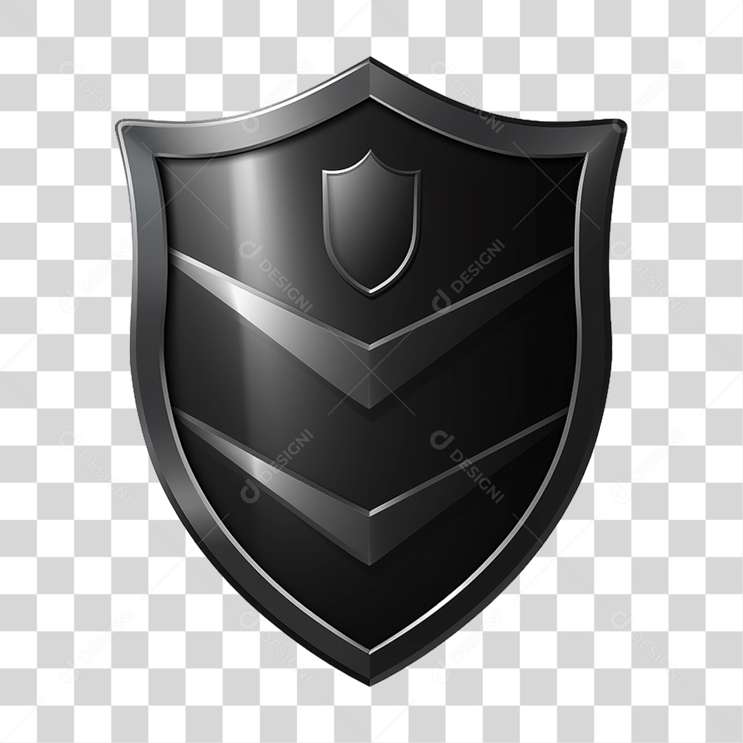 Escudo de Metal PNG Transparente