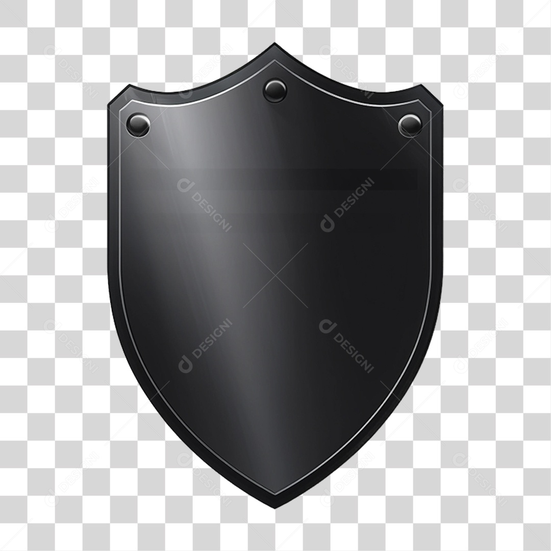 Escudo de Metal PNG Transparente