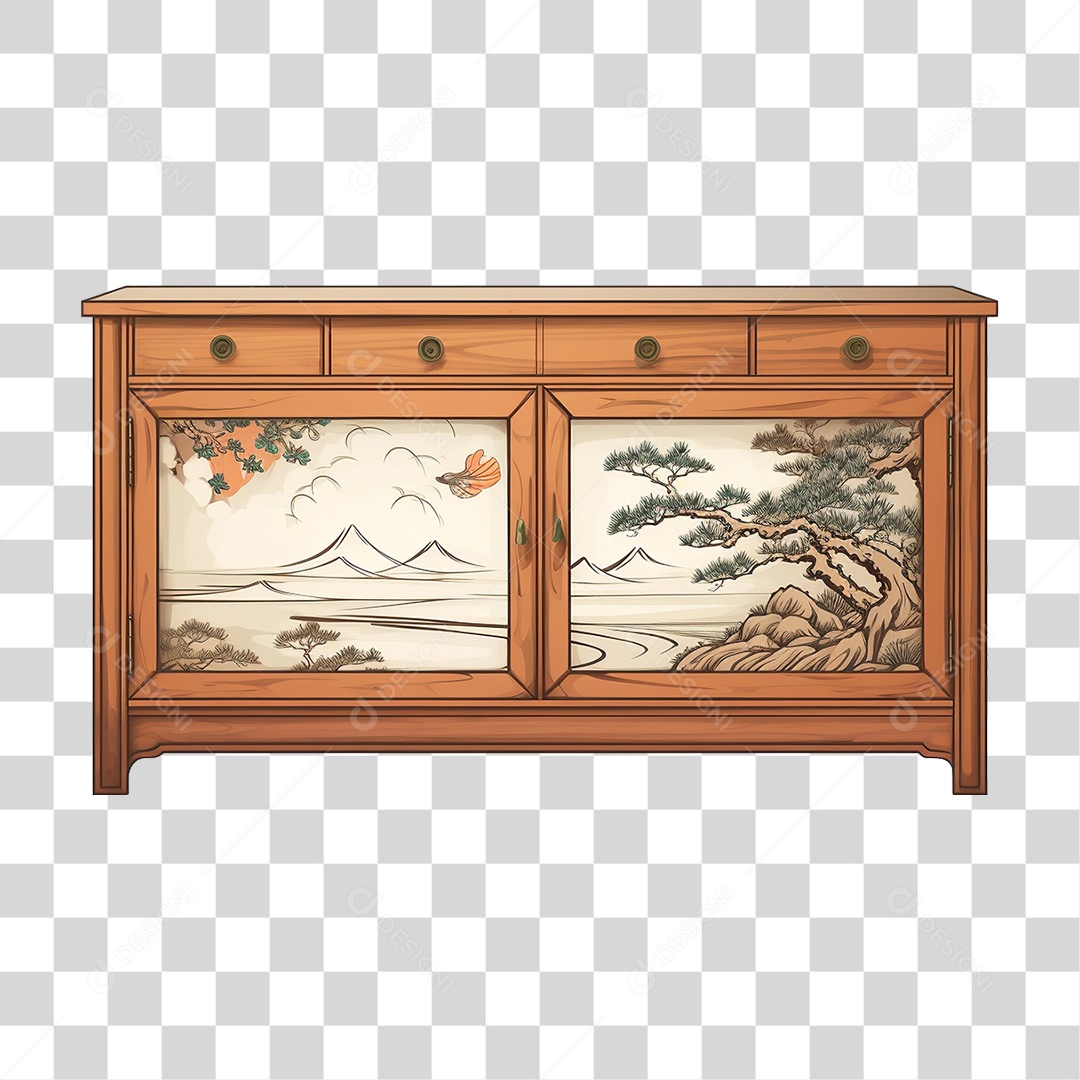 Rack de Sala PNG Transparente