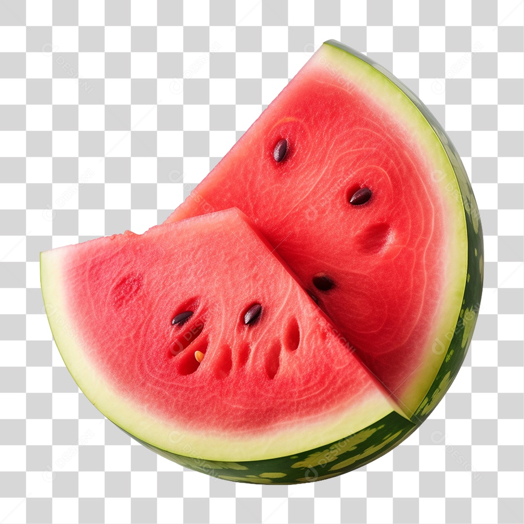 Fatias de Melancia PNG Transparente