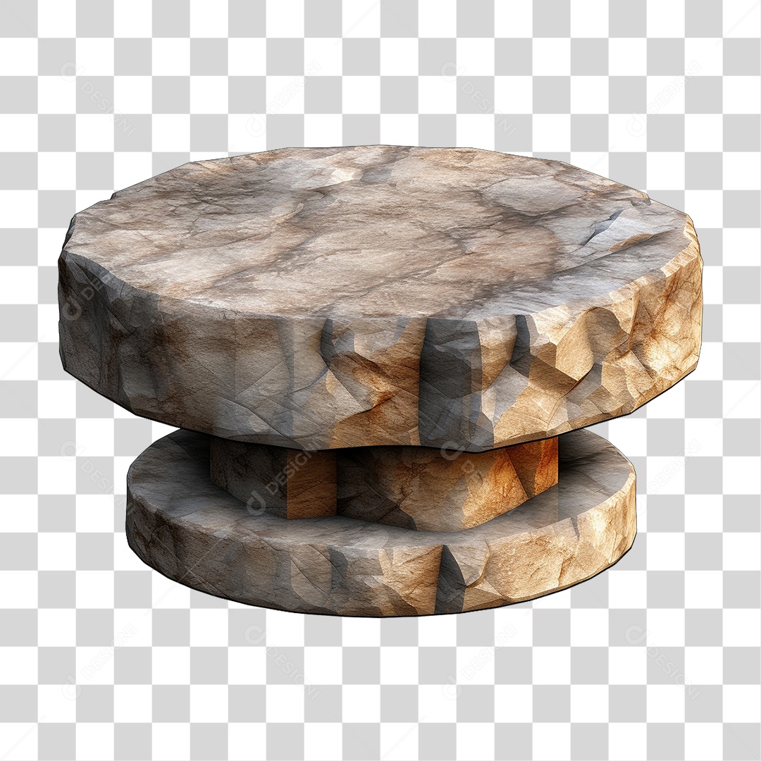 Mesa de Pedra PNG Transparente