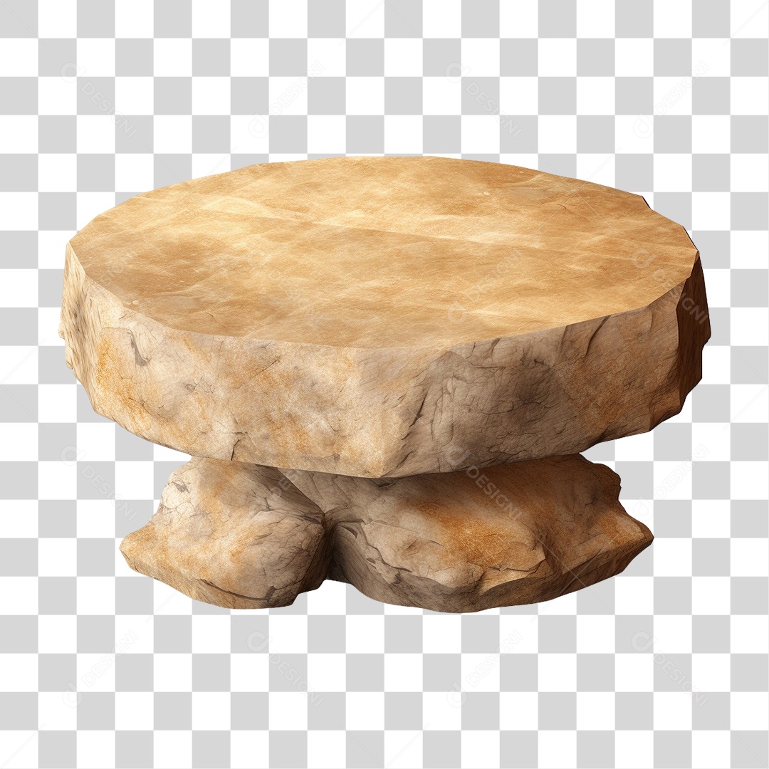 Mesa de Pedra PNG Transparente