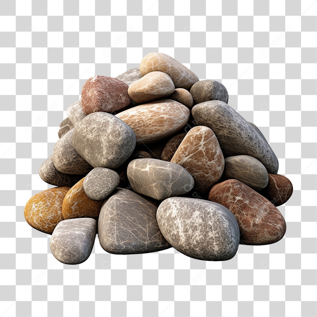 Monte de Pedras PNG Transparente