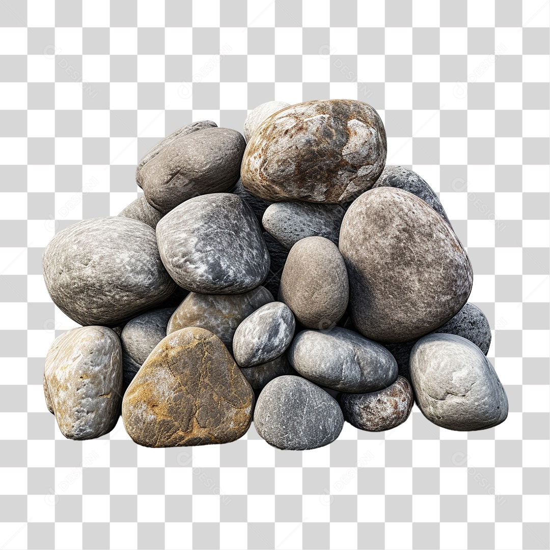 Monte de Pedras PNG Transparente