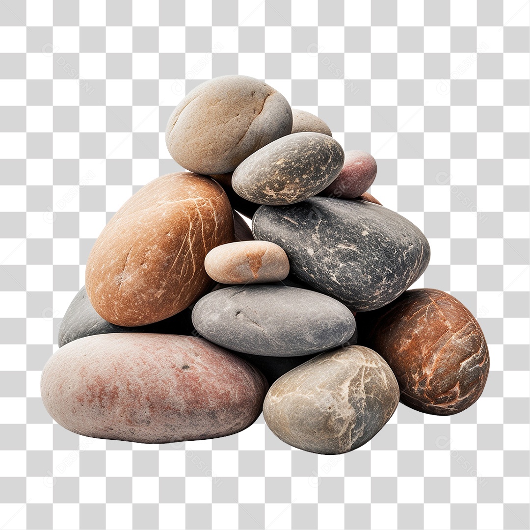 Monte de Pedras PNG Transparente