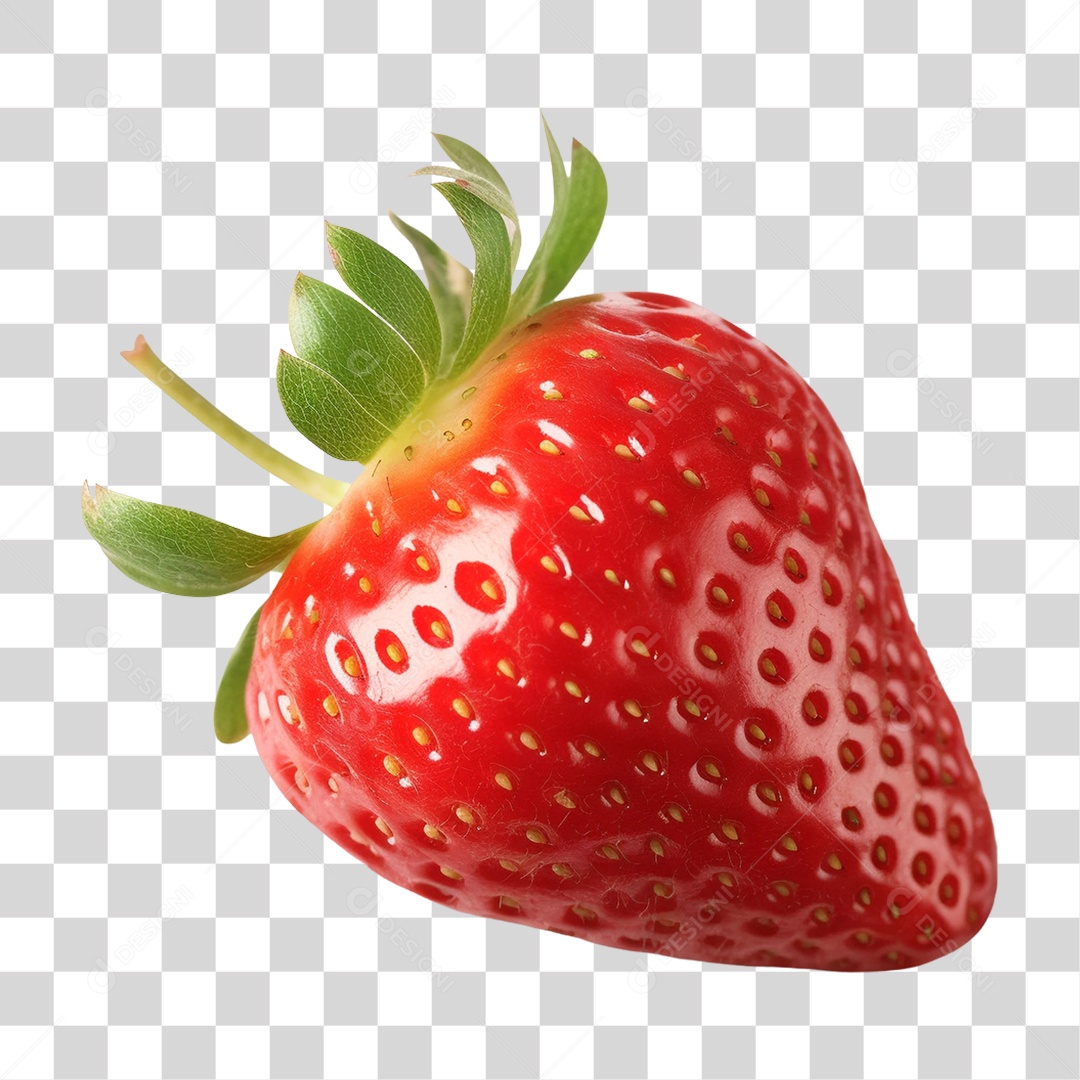 Fruta Morango PNG Transparente