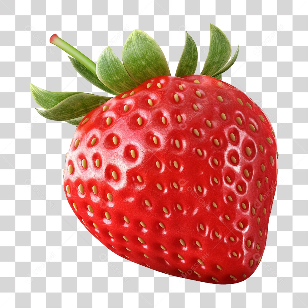 Fruta Morango PNG Transparente