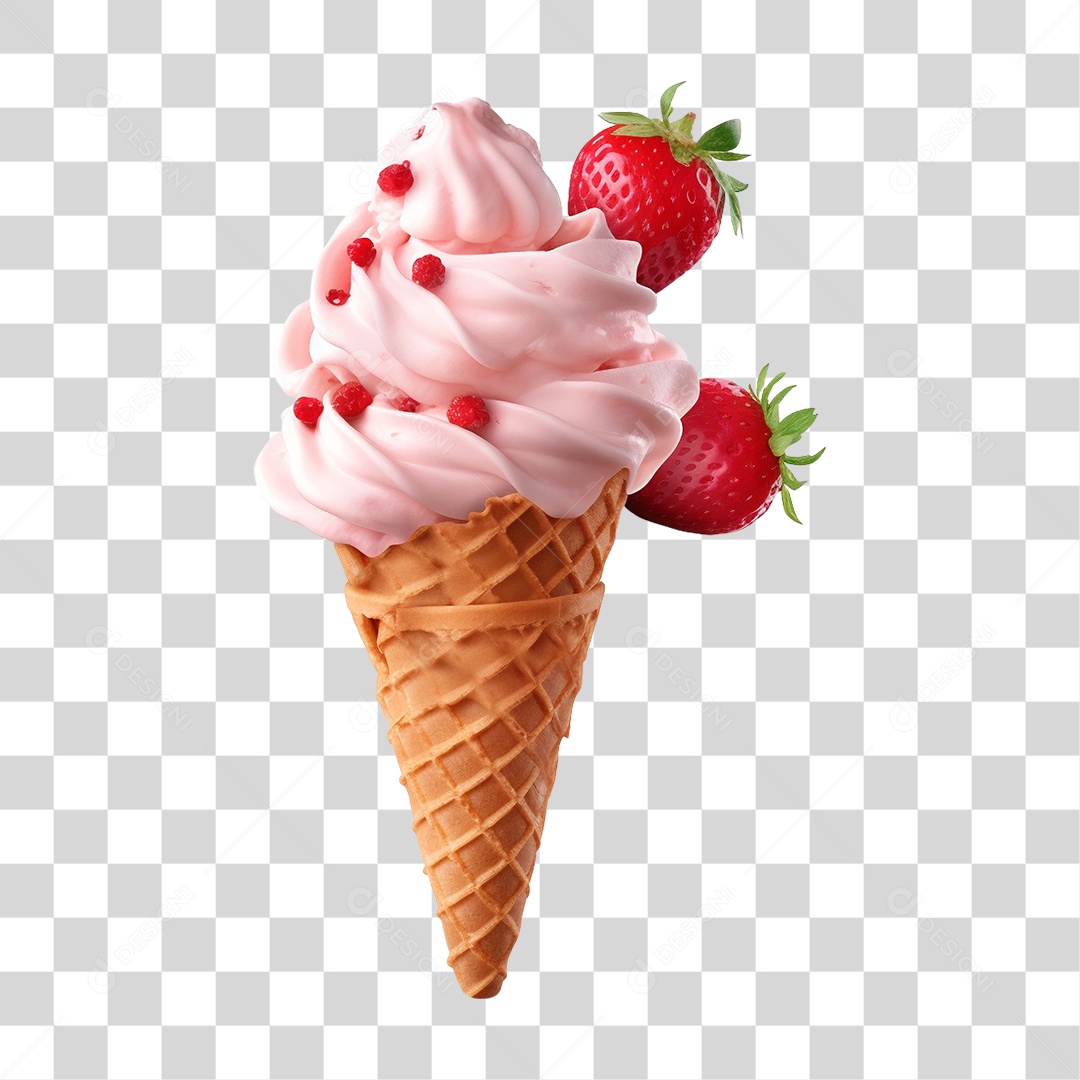 Casquinha de Sorvete PNG Transparente