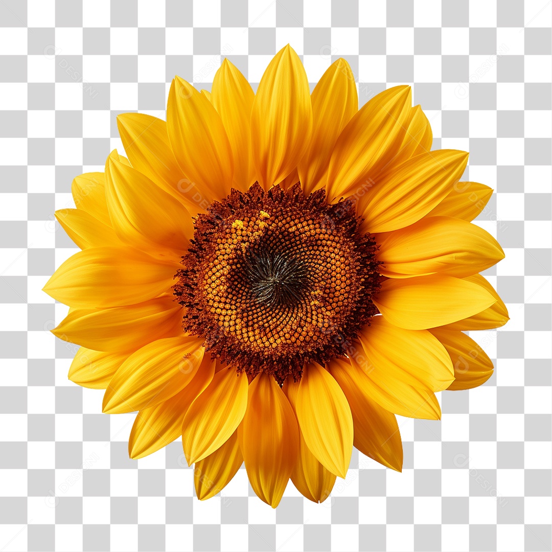 Flor Girassol PNG Transparente