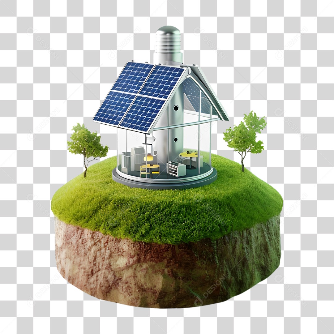 Energia Solar Placa Solar PNG Transparente