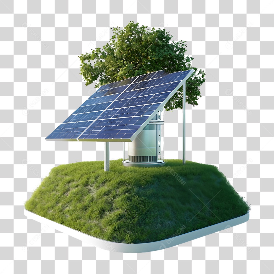Energia Solar Placa Solar PNG Transparente