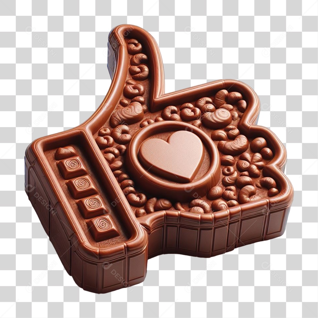 Emoji Chocolate Recortado Doce PNG Transparente