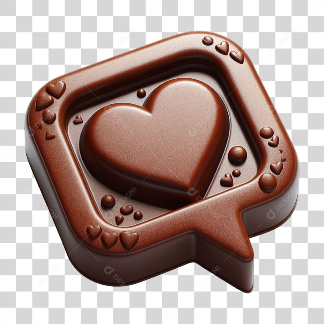 Emoji Chocolate Recortado Doce PNG Transparente