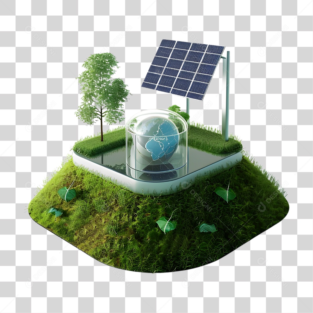 Energia Solar Placa Solar PNG Transparente