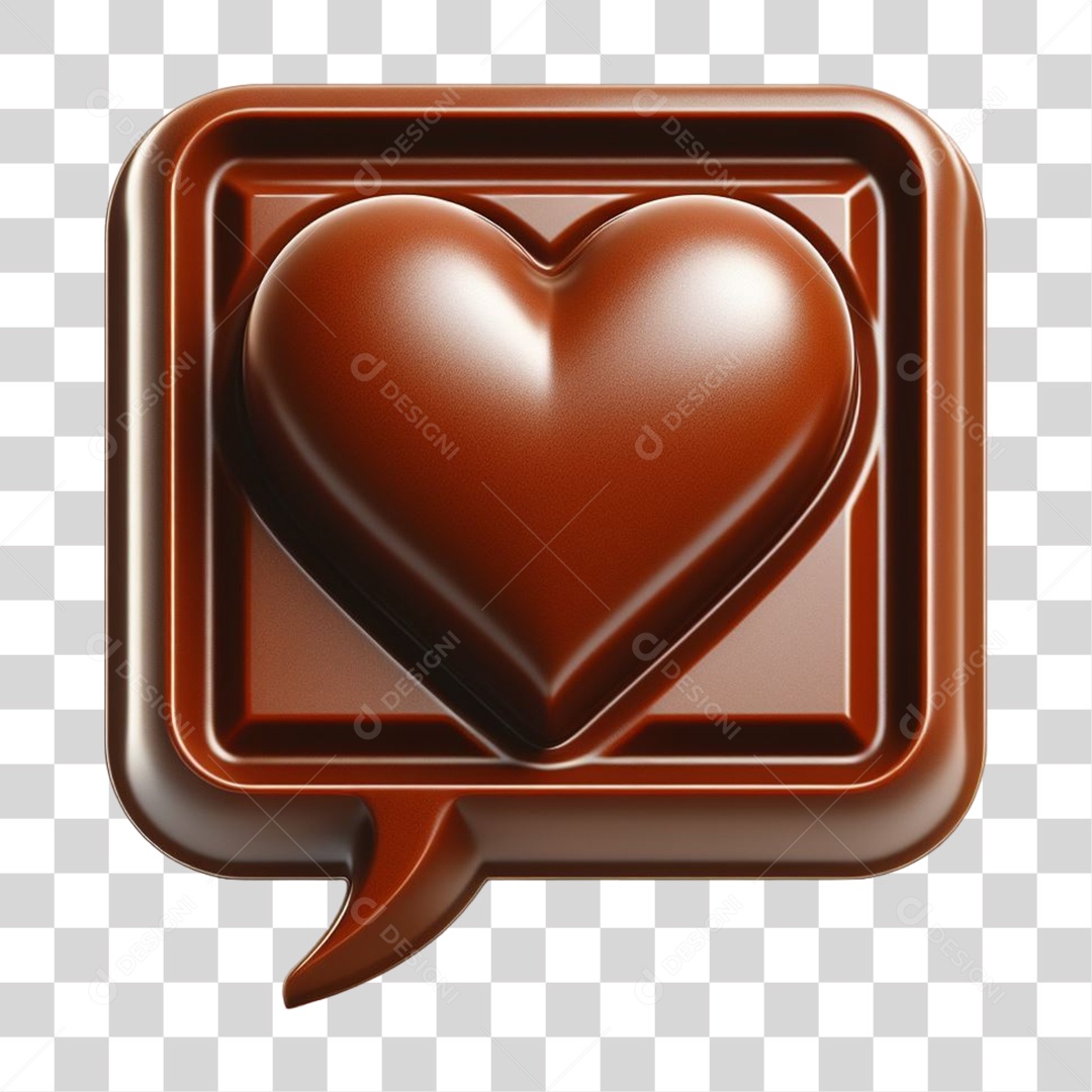 Emoji Chocolate Recortado Doce PNG Transparente