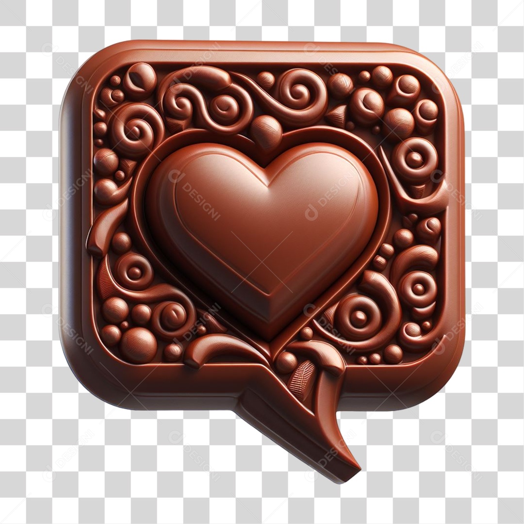 Emoji Chocolate Recortado Doce PNG Transparente