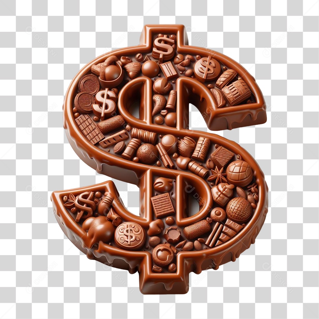 Emoji Chocolate Recortado Doce PNG Transparente