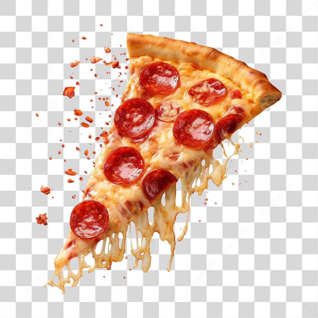 Fatia de Pizza PNG Transparente