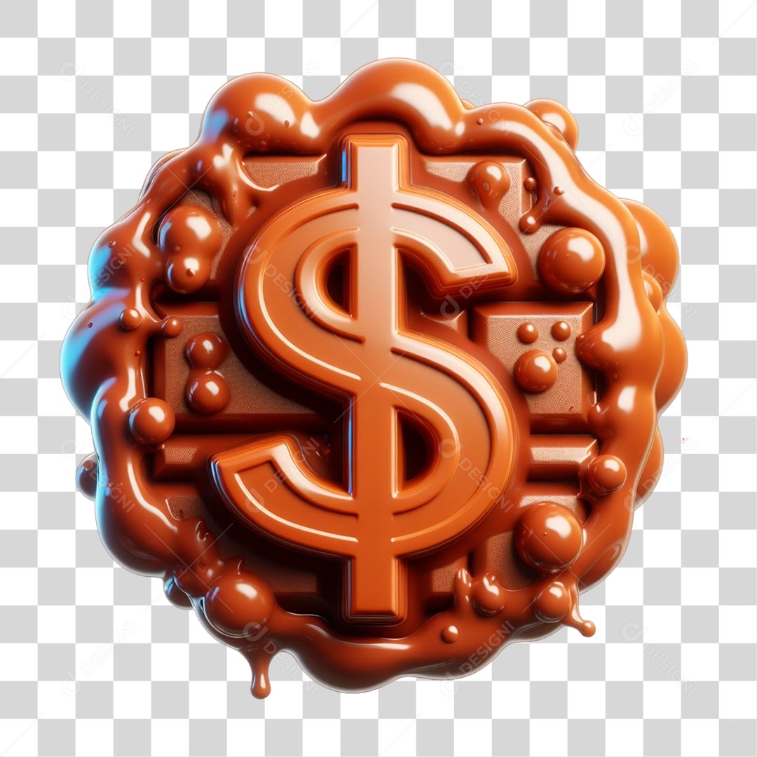 Emoji Chocolate Recortado Doce PNG Transparente