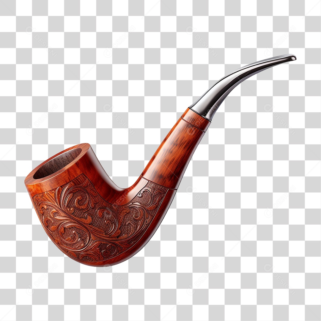 Cachimbo de Madeira PNG Transparente