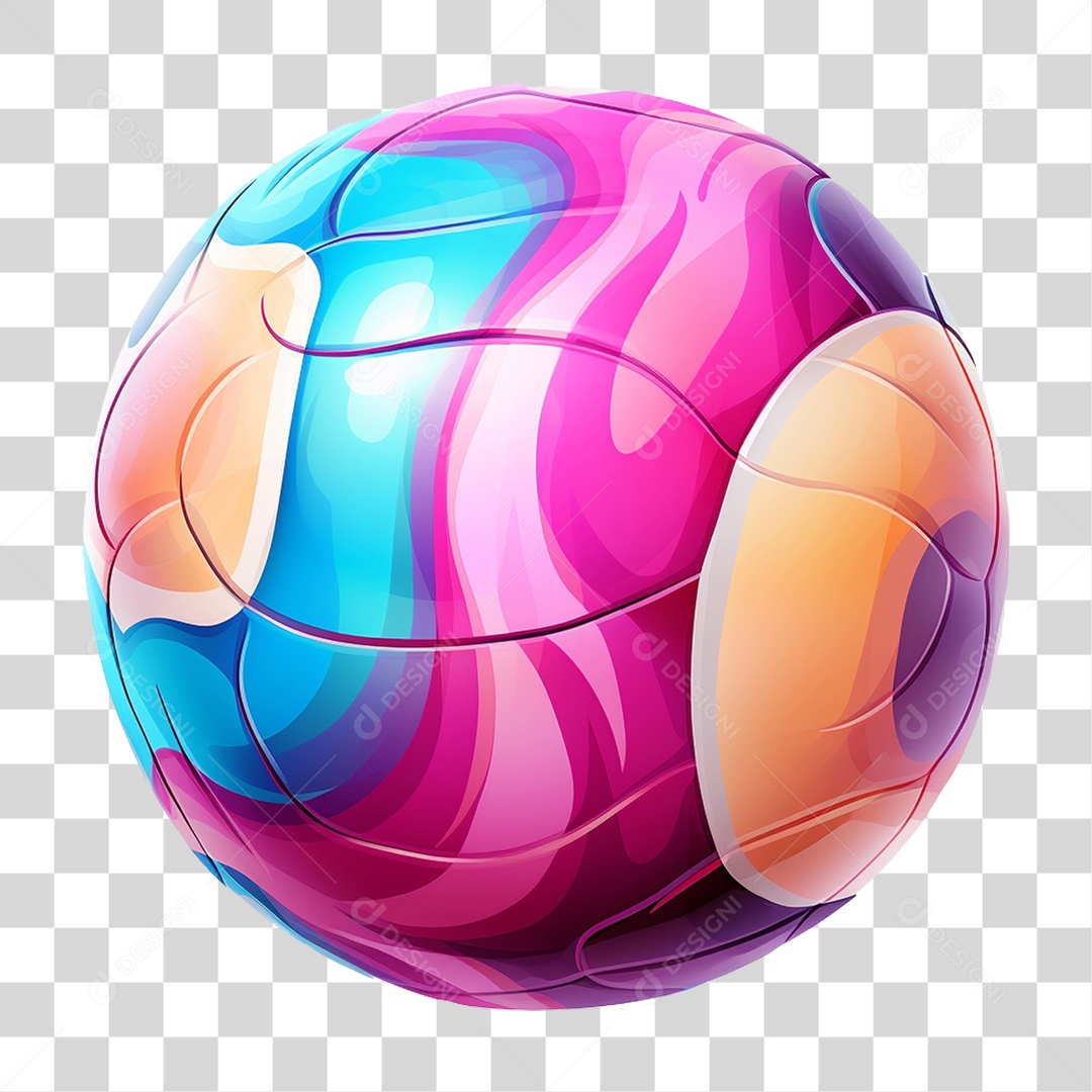 Bola Colorida PNG Transparente