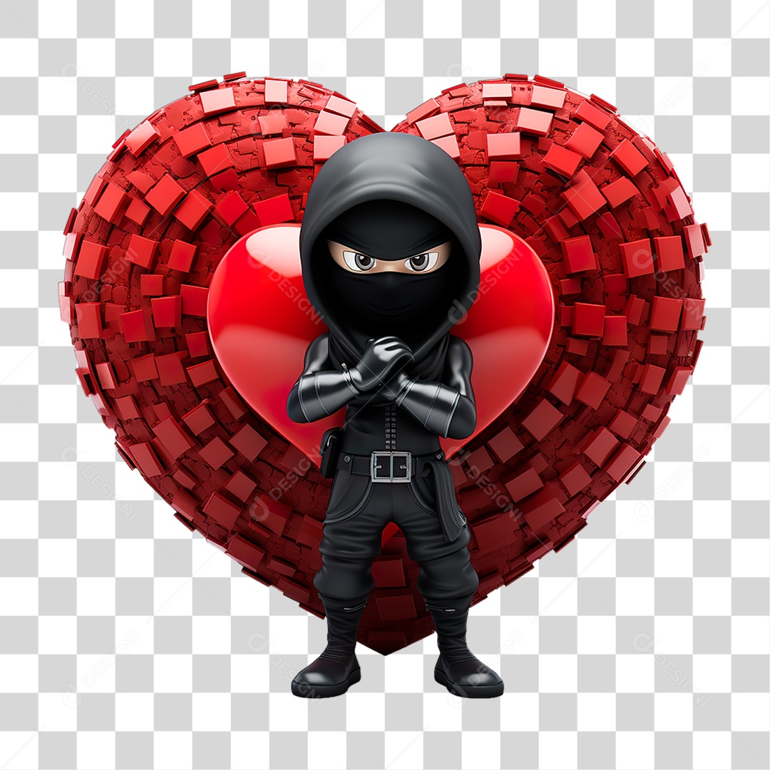 Personagem Ninja PNG Transparente