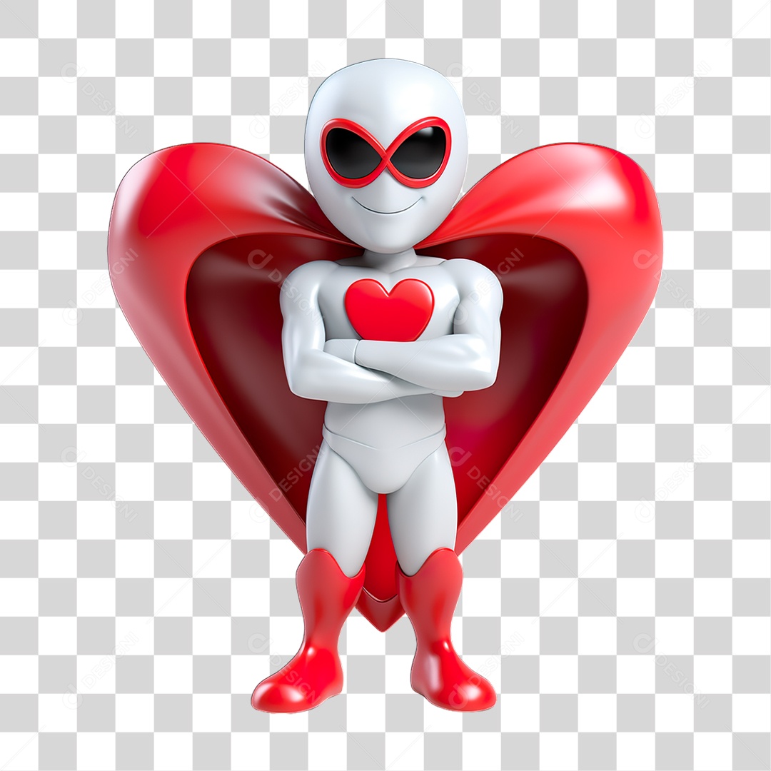 Personagem Super Herói PNG Transparente