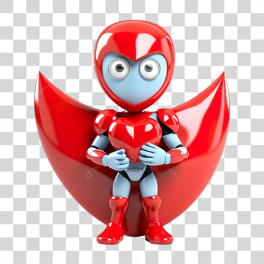 Personagem Super Herói PNG Transparente