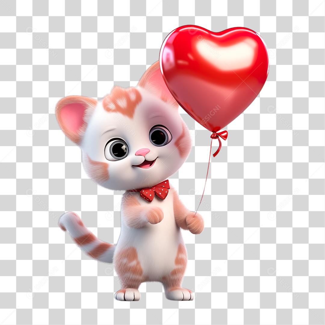 Personagem Gato PNG Transparente