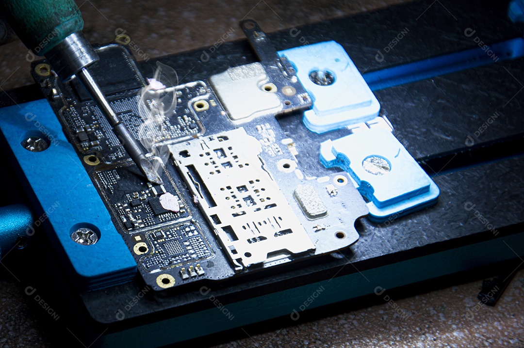 Reparo do smartphone reparo do circuito